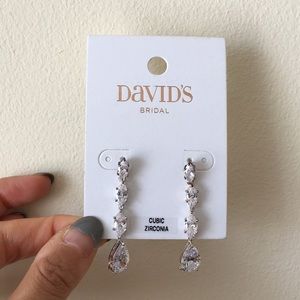 David’s Bridal Cubic Zirconia Earrings Drop